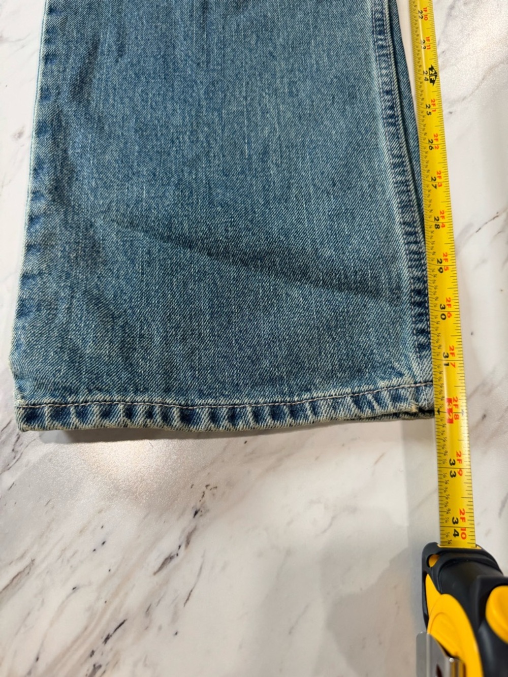 ARIZONA The Original Jeans Co. Men’s Original Straight Leg Light Stone 36x32 NWT - Picture 7 of 12